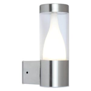 Lutec Virgo LED Stainless Steel Outdoor Wall Light
