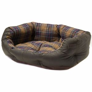 Barbour Wax Cotton Dog Bed Olive 35