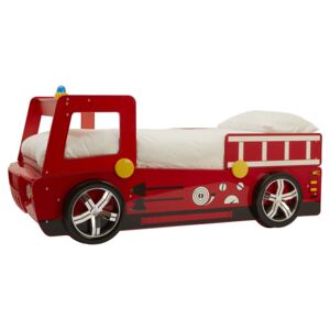 Kids Red Fire Engine Bed