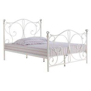 Florence Double Bed - White