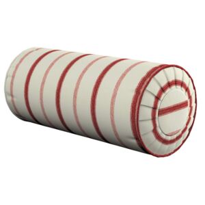 Bolster cushion with pleats