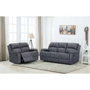 Kaye 3 Plus 2 Seater Sofa Set - Grey