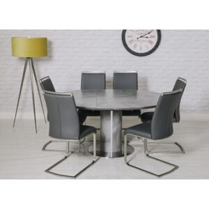 Stella Round Extending Dining Table 1200mm – 1600mm