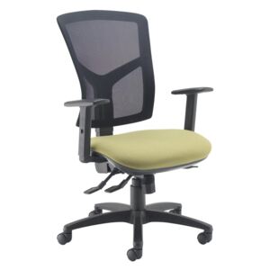 Senza High Mesh Back Operator Chair With Adjustable Arms - Made To Order