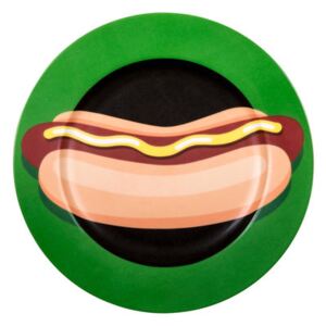 Hot-dog Plate - / China - Ø 27 cm by Seletti Multicoloured