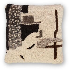 Abstract Cushion - / 45 x 45 cm by Tom Dixon Beige