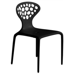 Supernatural Stacking chair by Moroso Black