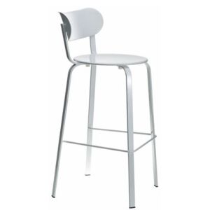 Stil Bar chair - H 75 cm - Metal by Lapalma White
