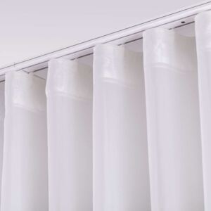 Wave voile curtain