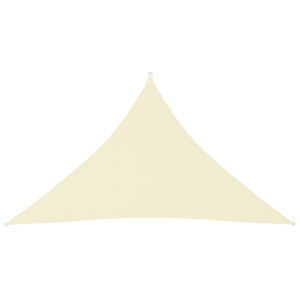 VidaXL Sunshade Sail Oxford Fabric Triangular 3x3x4.24 m Cream