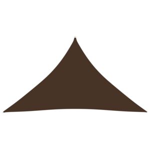 VidaXL Sunshade Sail Oxford Fabric Triangular 3x3x4.24 m Brown