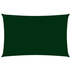 VidaXL Sunshade Sail Oxford Fabric Rectangular 3x6 m Dark Green