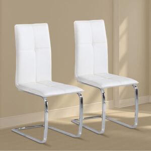 Opus White Dining Chair - Pack of 2
