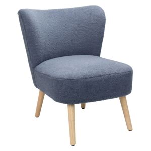 Blair Boucle Occasional Chair - Denim