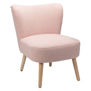 Blair Boucle Occasional Chair - Pink