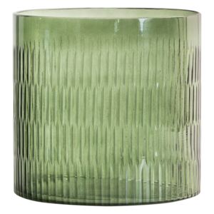 Wade Green Tone Glass Candle Holder, Large