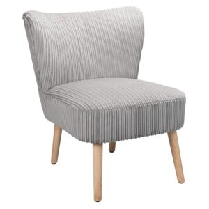 Jerry Jumbo Cord Occasional Chair - Grey