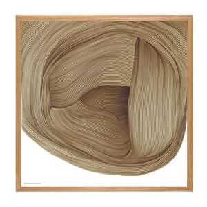 Ronan Bouroullec - Drawing 5 Framed poster - / 70 x 70 cm by The Wrong Shop Brown