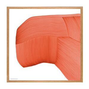 Ronan Bouroullec - Drawing 6 Framed poster - / 70 x 70 cm by The Wrong Shop Orange
