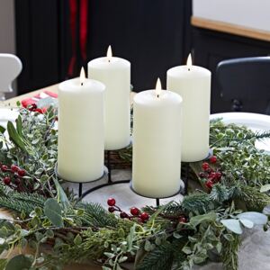 Pine Advent Wreath & Ivory TruGlow® Candle Table Decoration