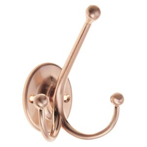 Oval Tri Hook - Brushed Copper