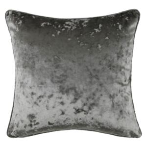 Crushed Velvet Cushion - Grey