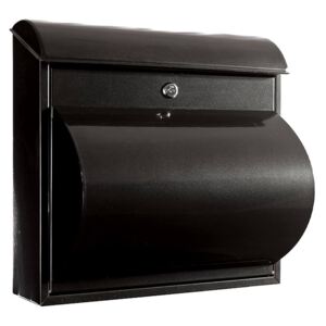 Jupitor Wall Mounted Mailbox - Black