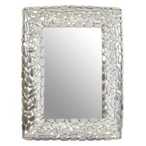 Temple Pebble Effect Rect Wall Mirror