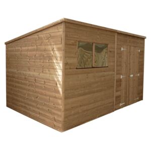 Mercia (Installation Included) 12x8ft Pressure Treated Pent Shed