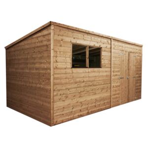 Mercia (Installation Included) 14x8ft Pressure Treated Pent Shed