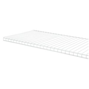 Wire Shelf - White - 122.5 x 33.5cm