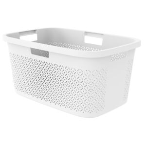 Curver Terrazzo Laundry Basket 47L - White