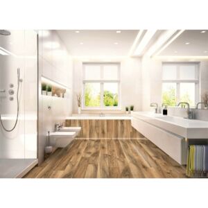 EGGER HOME Aqua+ Waterproof Brown Perganti Walnut 8mm Laminate Flooring