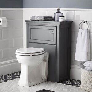 Bathstore Savoy Toilet Unit - Charcoal Grey