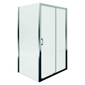 Aqualux Sliding Door Shower Enclosure - 1200 x 800mm