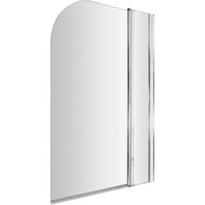 Balterley Straight Bath Screen with Fixed Panel - 6mm