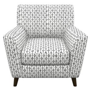 Nirvana Patterned Accent Chair - Dove