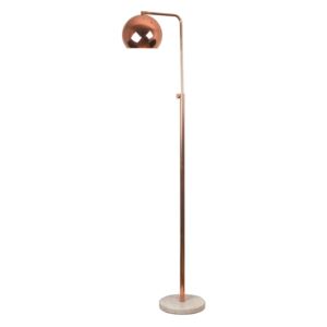 Evan Marble and Copper Effect Floor Lamp