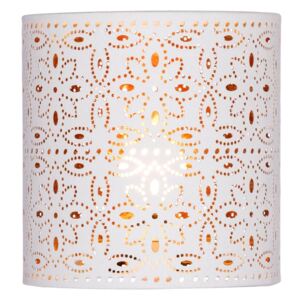 Alexia Lamp Shade - White with Gold Inner