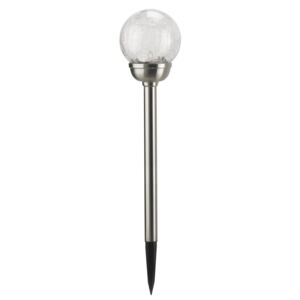 Large Crackle Ball Solar Stake 12cm