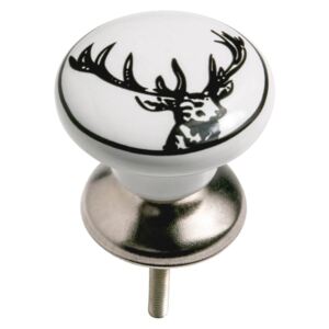 Stag Head Drawer Knobs - Set of 4