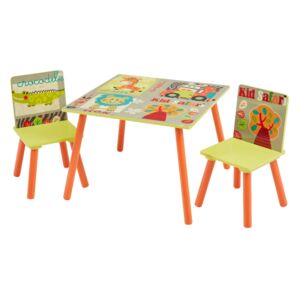 Kids Safari Table and Chair Set