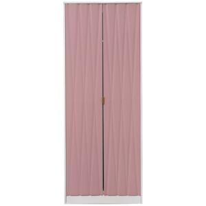 Ice 2 Door Wardrobe - Pink