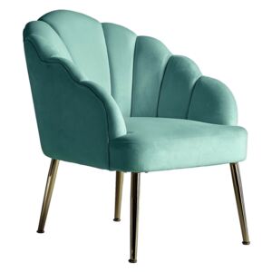 Sophia Scallop Occasional Chair - Duck Egg Blue