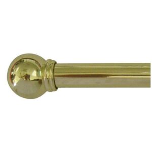 Ball Extendable Metal Curtain Pole - Brass - 0.7 - 1.2m