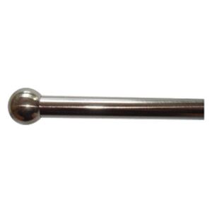 Ball Extendable Metal Curtain Pole - Chrome - 0.7 - 1.2m