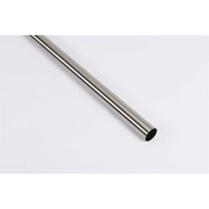 Brushed Stainless Steel Tube - 1.2m