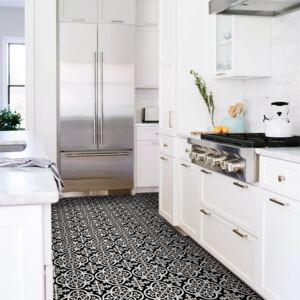 FloorPops Peel and Stick Self Adhesive Floor Tiles - Gothic