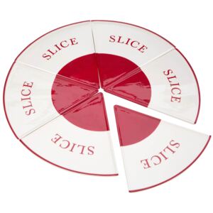 Hollywood Pizza 6 Slice Plates