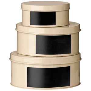 Clifton Storage Tins - Set of 3 - Cream